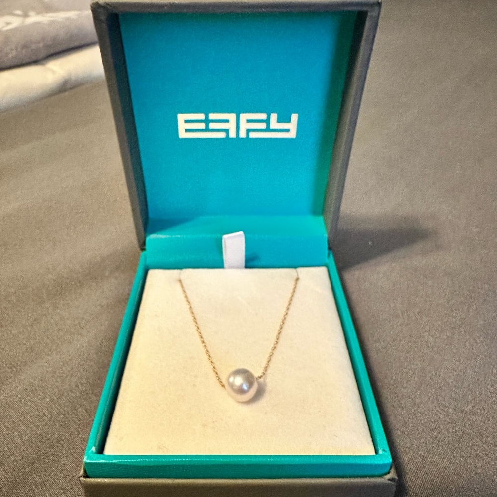 Effy 14k Gold Chain with Cultured Pearl Necklace
